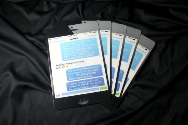 iPad Shaped Cards with Message Design