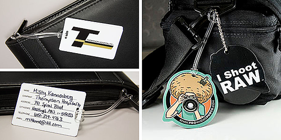 Promotional Bag Tags with Worm Loops for Your Business