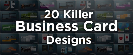 headline 20 business card designs