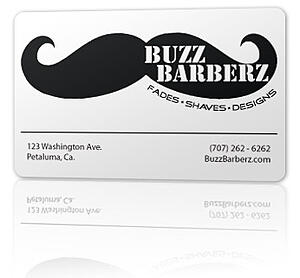 Plastic Mustache Funny Business Card
