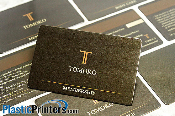 Metallic Plastic Card