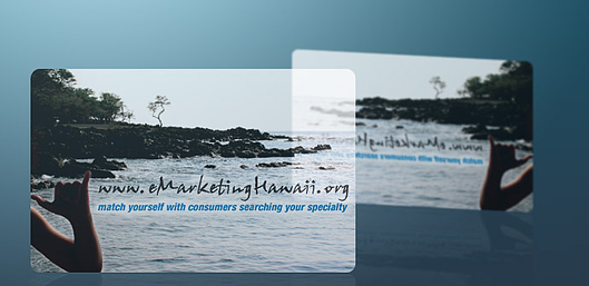 Photos on a business card