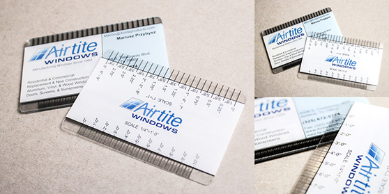 ruler business cards