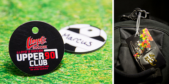 baseball, soccer, football, dance, luggage tag, tag, bag, equipment, label, writable