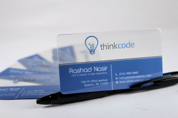 SEO Business Cards - ThinkCode NYC Rashad Nasir Fills Us In...