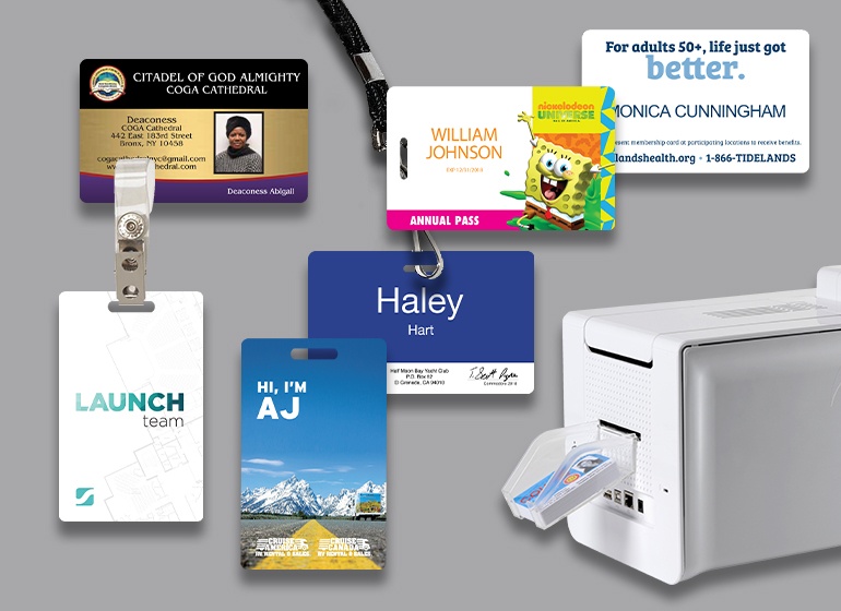 You can customize your ID cards to be as unique as your business and provide the security you need!