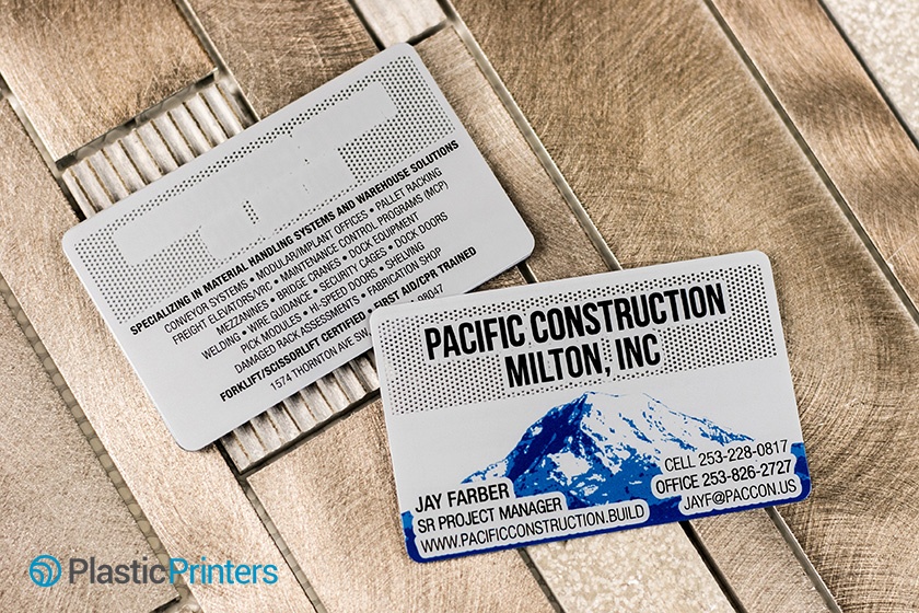 Business-Card-Clear-Metal-Style-Pacific-Construction-Milton