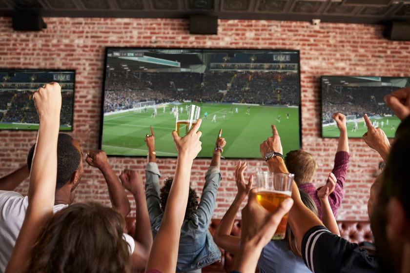One restaurant marketing strategy is to appeal to sports fans