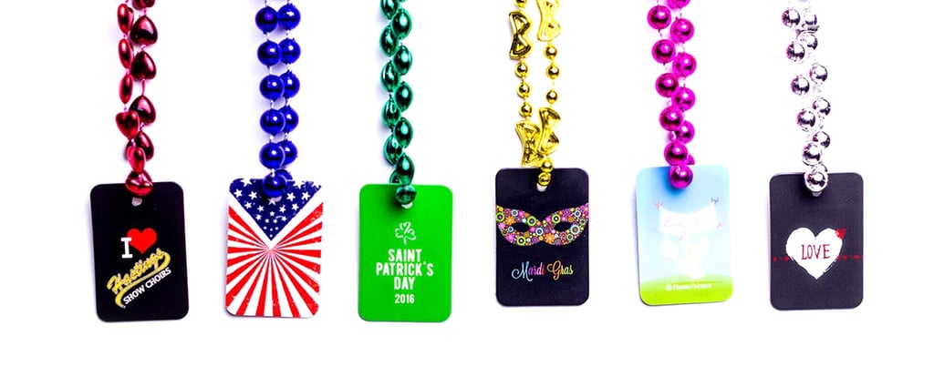 Beaded necklage marketing charms