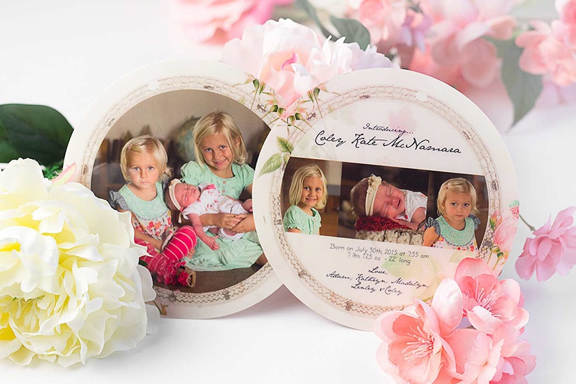 unique family photo birth announcements unique family photo birth announcements