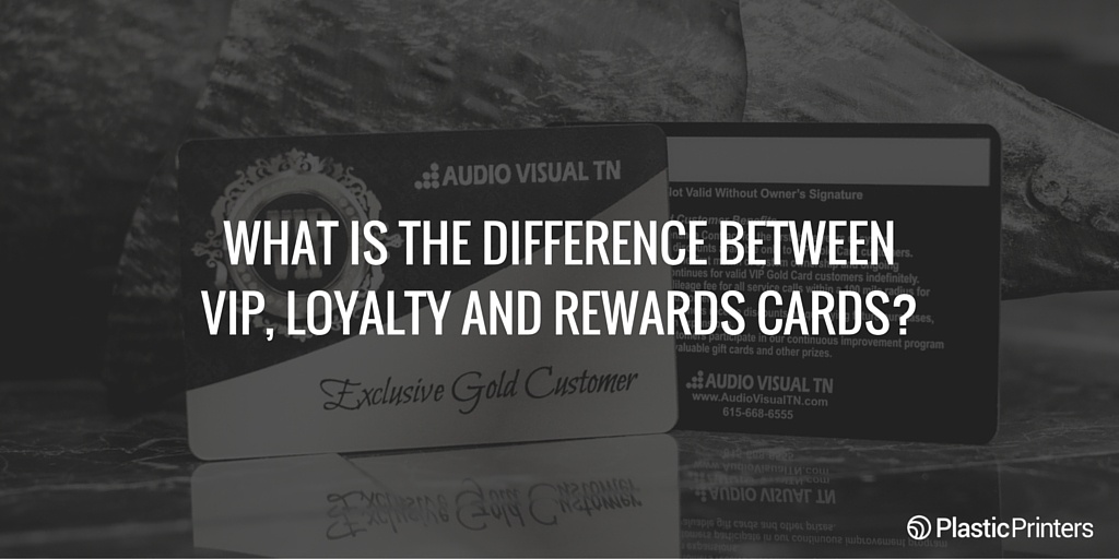 VIP, Loyalty, Rewards program cards