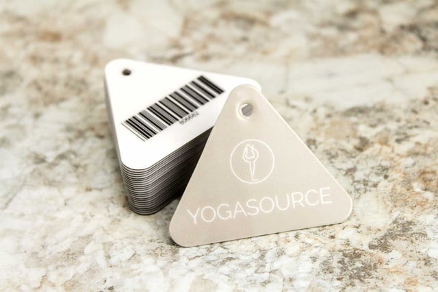 Yoga Source Custom Plastic Shaped Key Tags