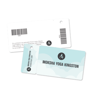 Moksha Yoga Membership Combo Cards
