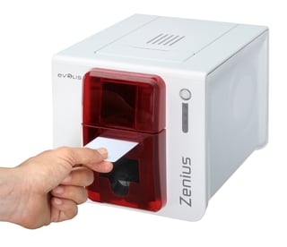 zenius evolis plastic card printer