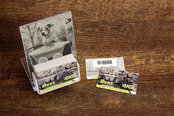 Best 4K9 Gift Card Display