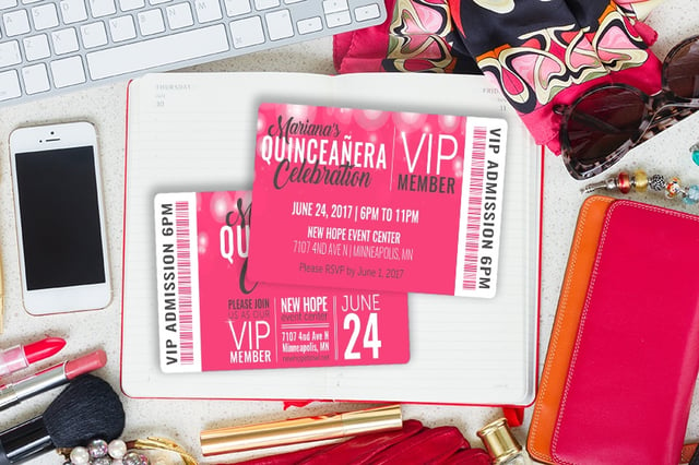 VIP Member Admission Card with Barcode