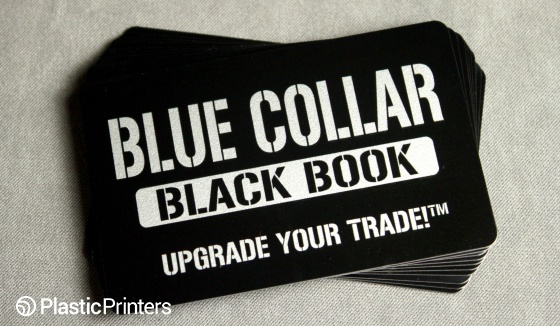 Blue Collar Waterproof Business Card