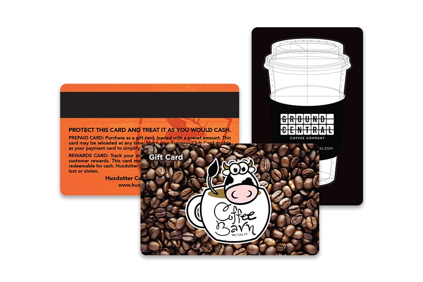 Coffee Gift Cards for your Coffee House, Bistro and Coffee Club