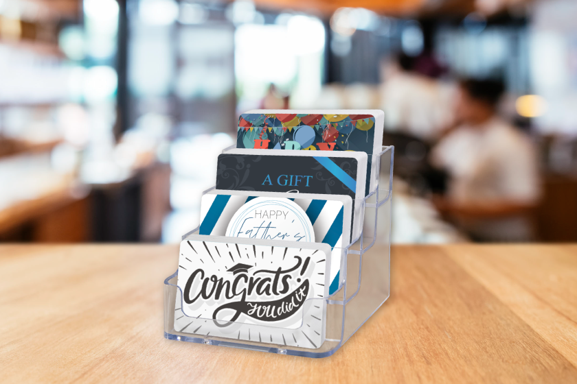 Display-Stand-4-Card-Generic-Holiday-Gift-Cards-Mock-Up-840x560