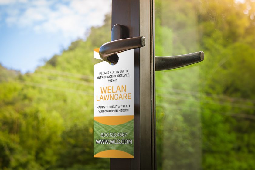 Door-Hanger-Custom-Shape-KT10766-Welan-Lawncare-Mock-Up-840x560