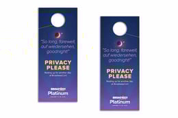 Door Hanger Printing for a convention