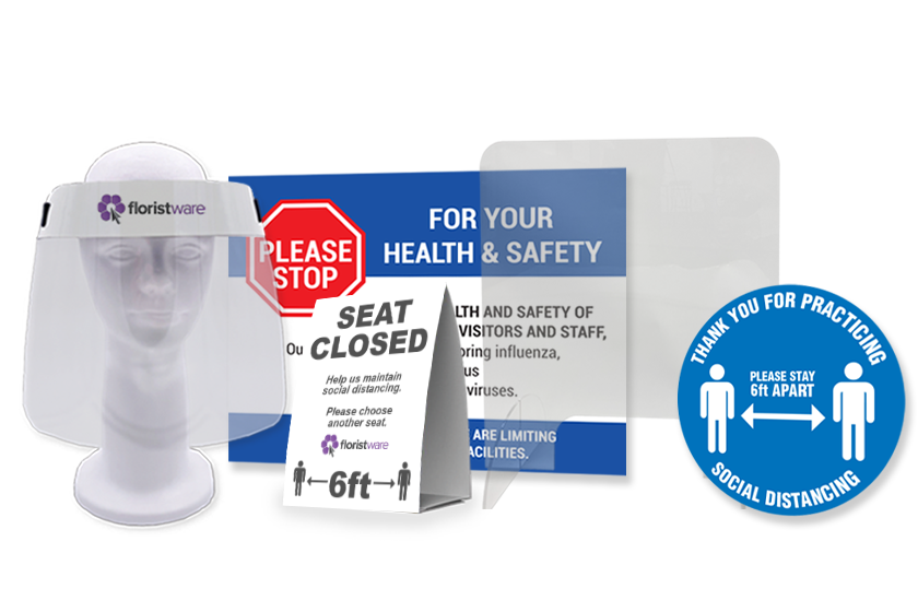 PPE and safety supplies for FloristWare