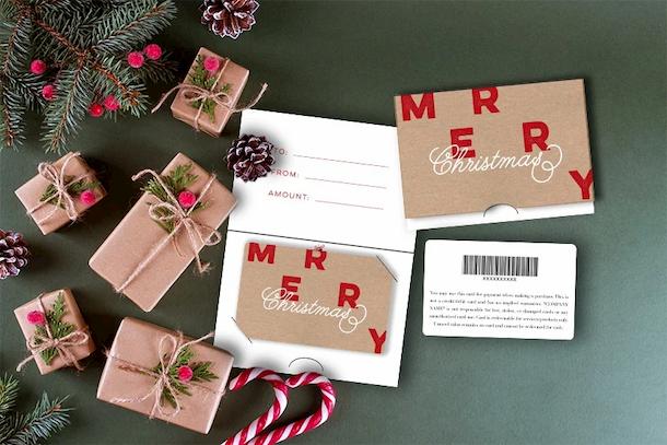 Christmas - Merry Christmas Kraft Spaces