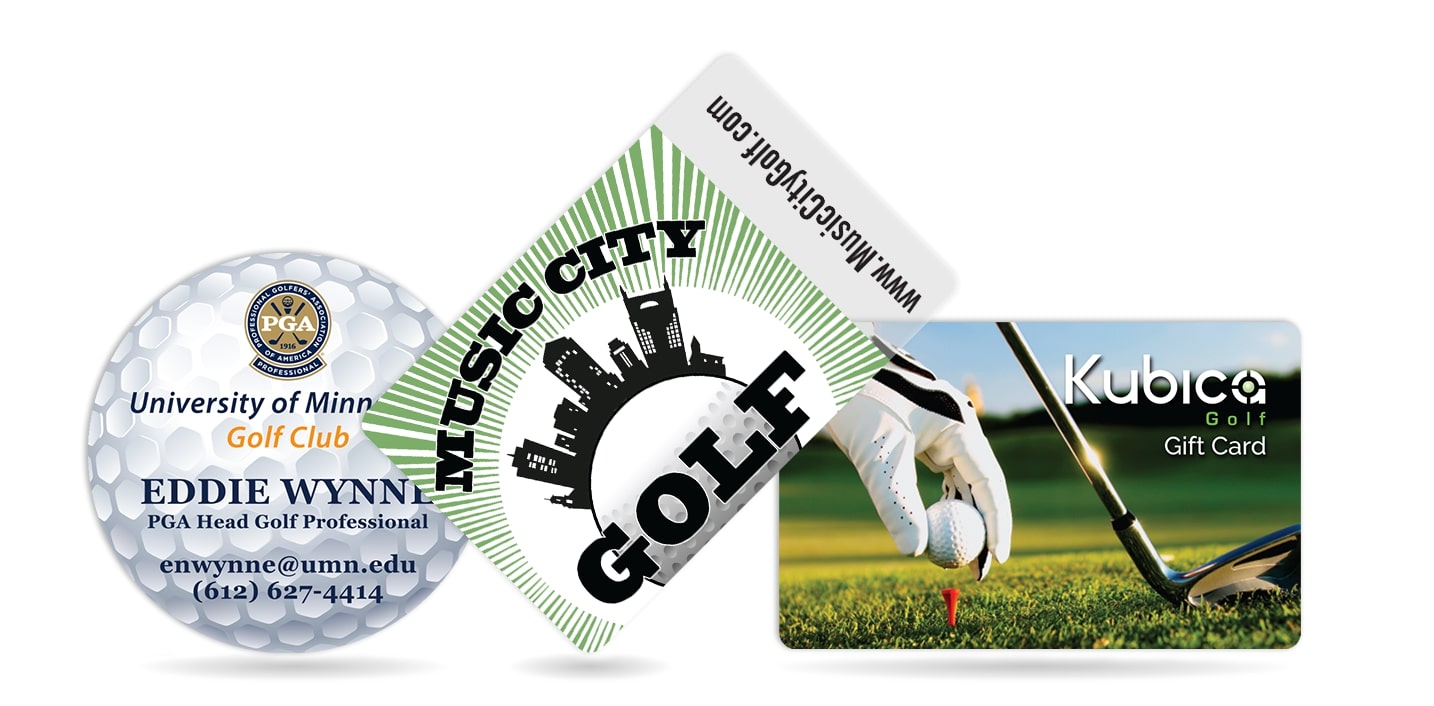 Eye-Catching Golf Cards for your Golf Courses
