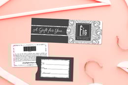 Match your gift card sleeve design with your cards