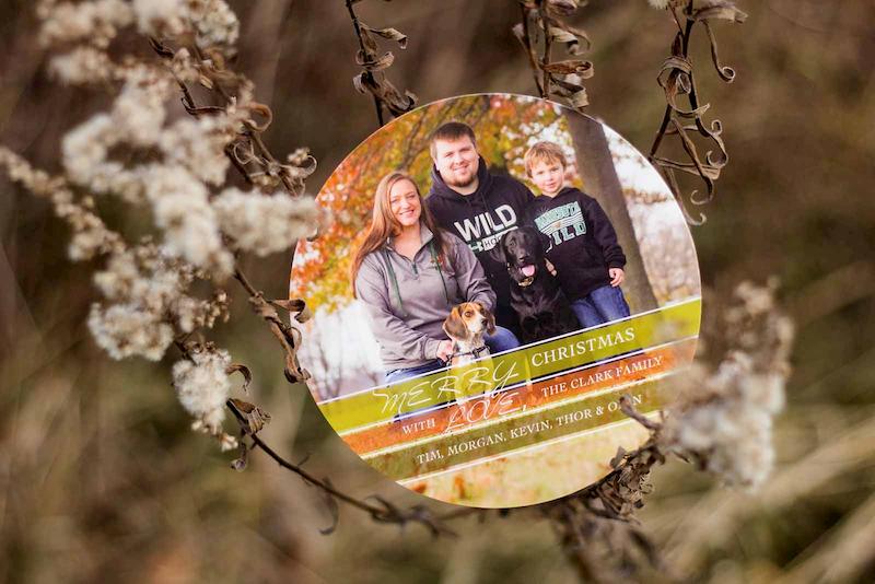 Die Cut Holiday Card