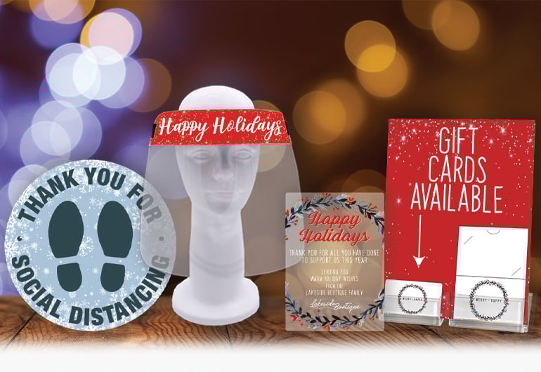 Holiday products custom printed