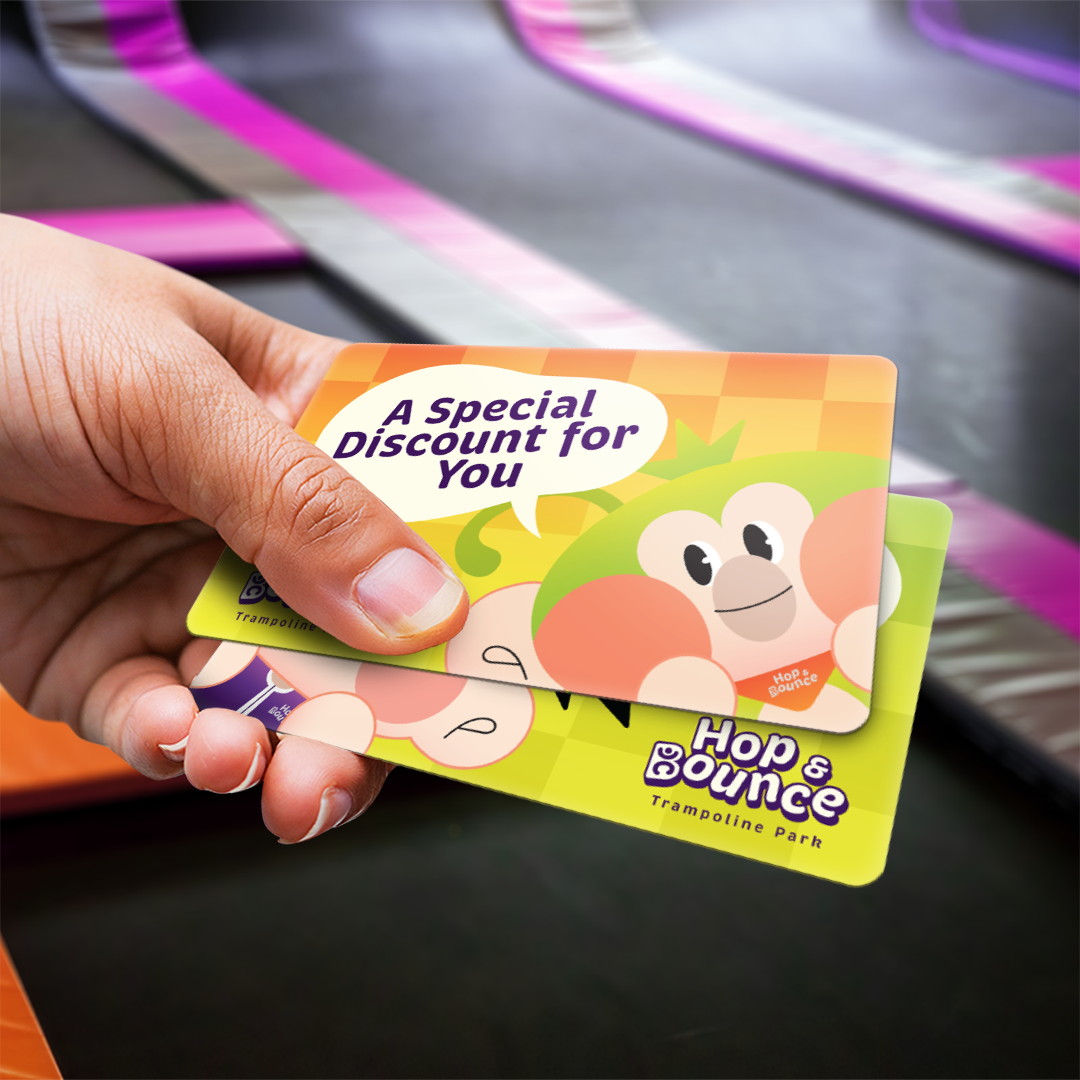 Hop and Bounce Discount Cards (1)
