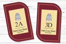 Custom Shape Room Key for your Hotel 