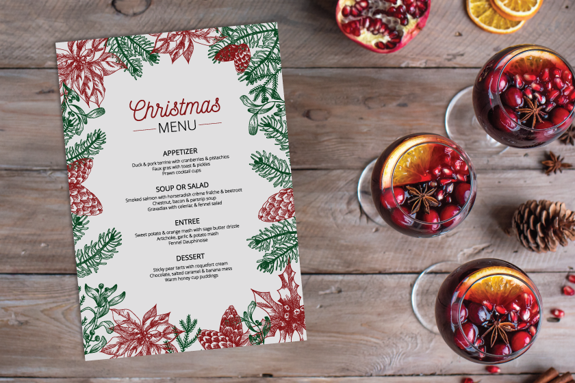 Holiday menus can boost your restaurant marketing