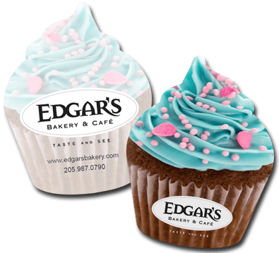 Cupcake Business Card for Edgars Bakery & Cafe