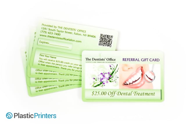 Referral program cards
