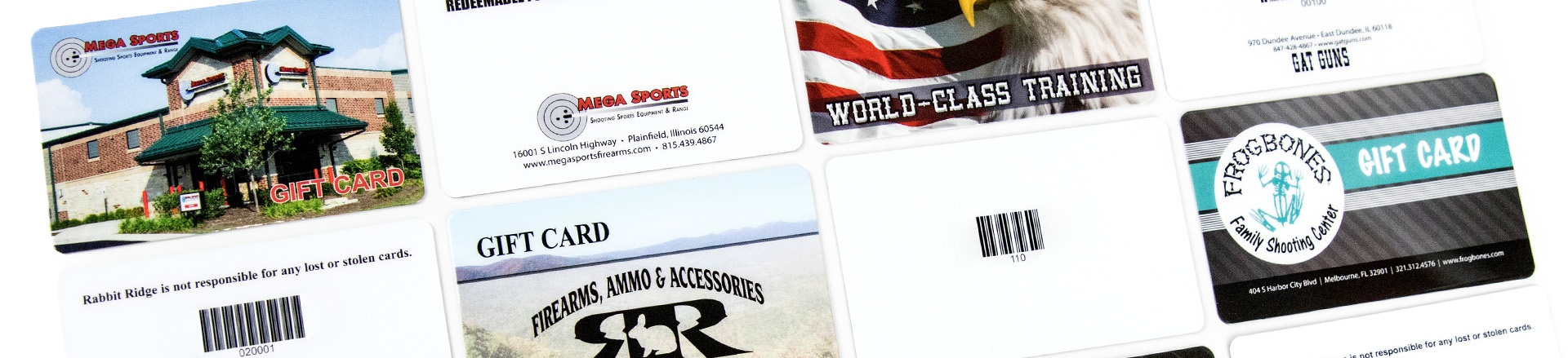 Shooting Range Gift Cards