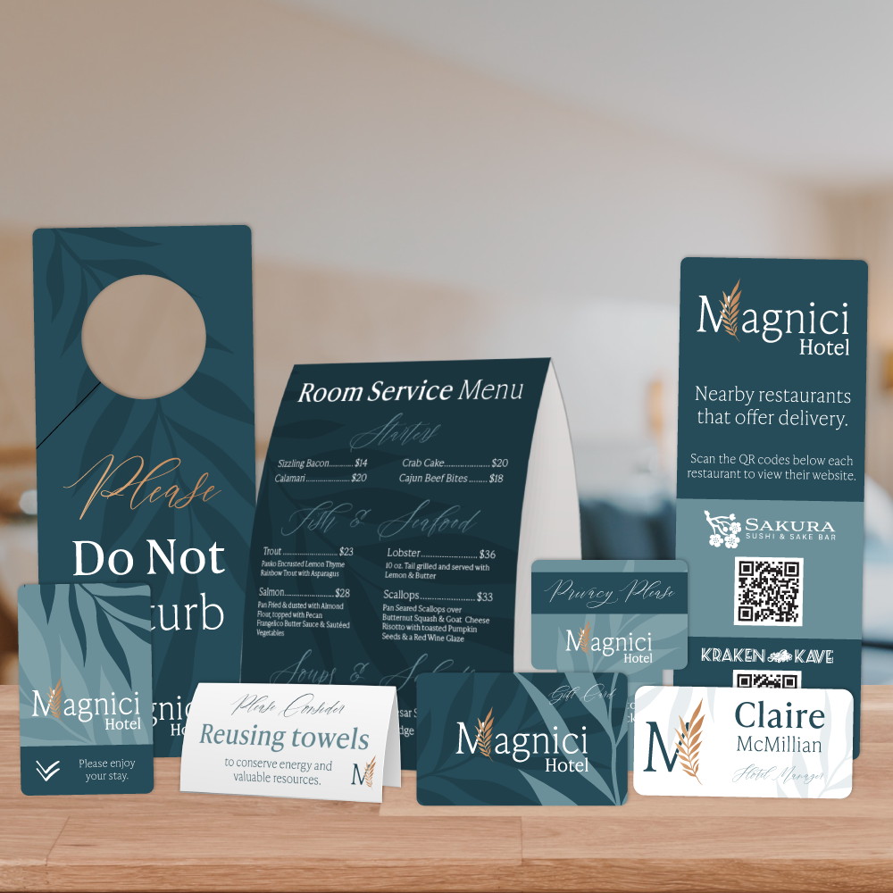 Full Set of Custom Marketing Tools for Hotels