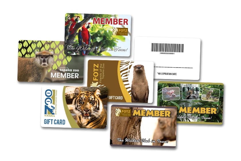 Gift Card and Membership Card Printing for Zoos
