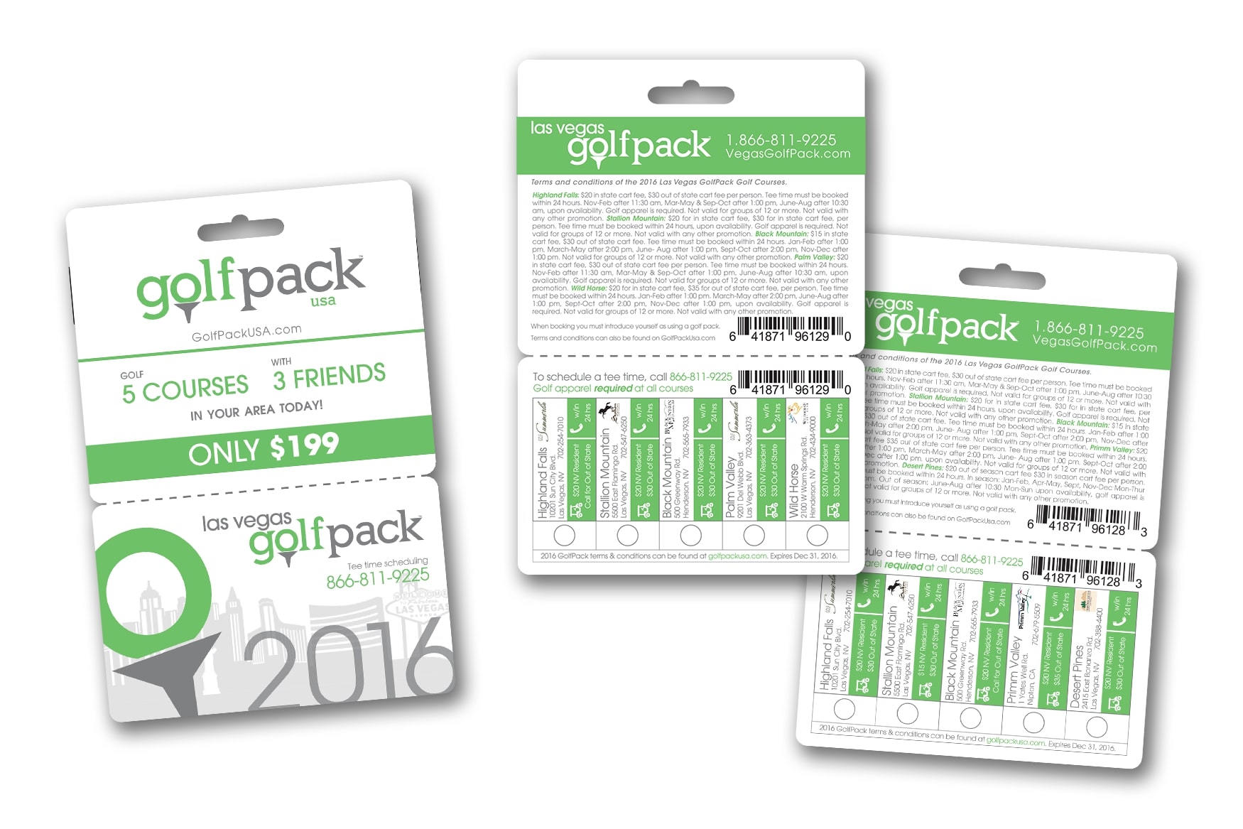 Golf Membership Membership SnapOffs for Golf Pack