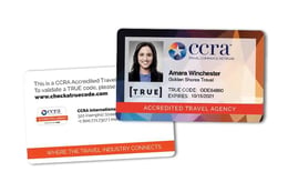 Employee ID Card for an Accredited Travel Agency