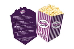 Waterproof Movie Theater Menu