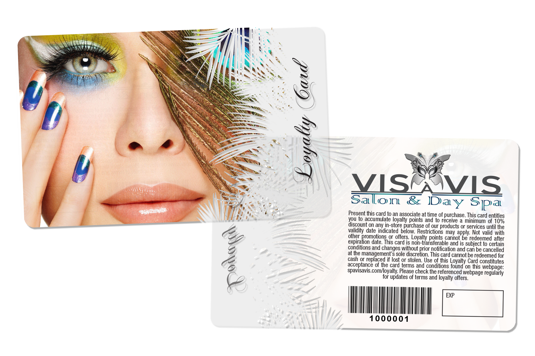 Loyalty Cards for a Salon & Day Spa