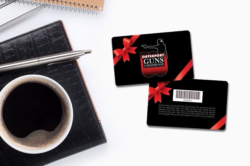 Red Bow Gift Cards for Gun Stores