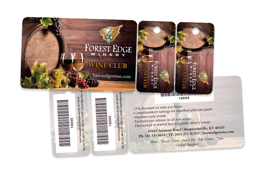 Wine Club Combo Card - Card Plus Key Tag Combo
