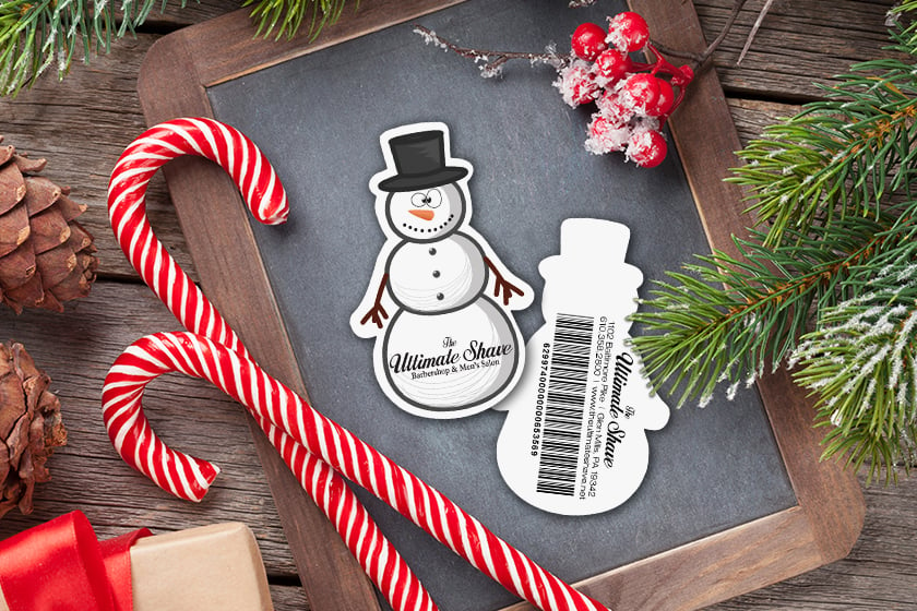 Gift-Card-Barcode-Snowman-The-Ultimate-Shave-Barbershop-Salon-KT1481-J041481-Sample