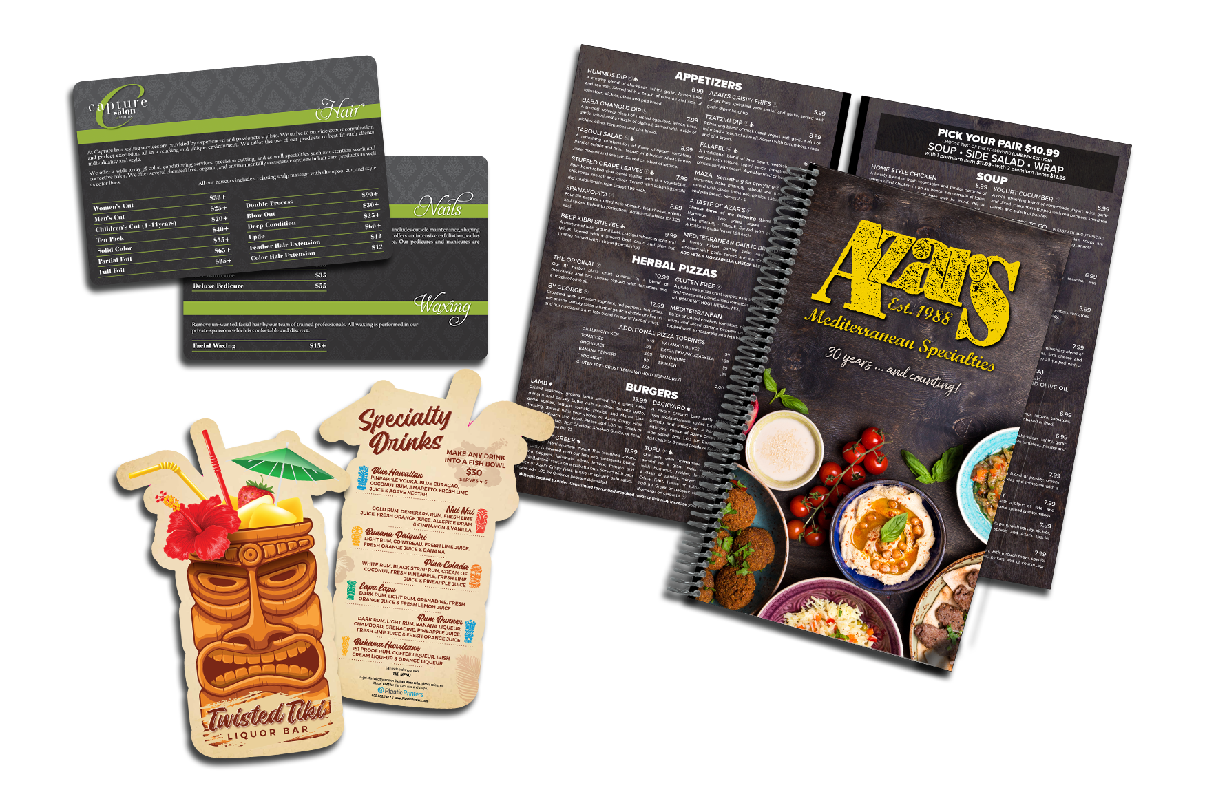 Menu printing for Santa Barbara Cash Register customers