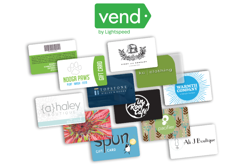 Vend Gift Cards