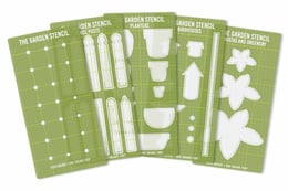 Garden Stencils Die Cut Pop Out Marketing Materials