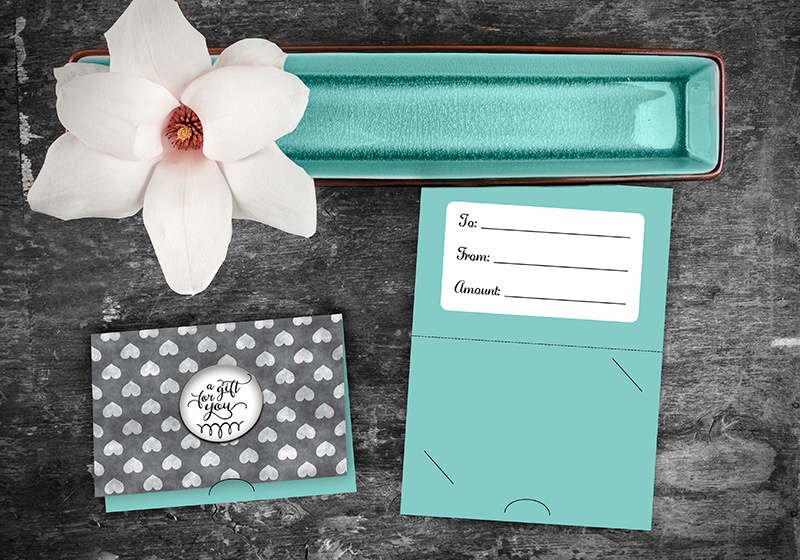 A Gift For You - Chalkboard Hearts